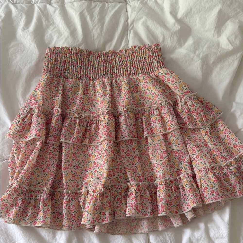 Floral Ruffle Skirt - Picture 4 of 6